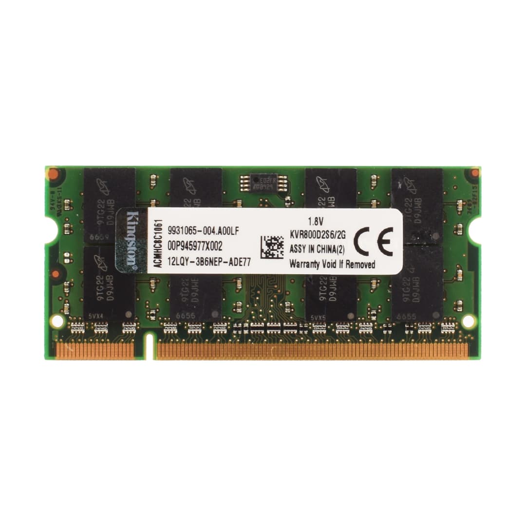 ذاكرة Kingston DDR2 للابتوب، ذاكرة رام 2 جيجابايت و4 جيجابايت، تردد 800 ميجاهرتز، SODIMM PC2-6400، 200Pin، 1.8V، لنماذج ذاكرة الكمبيوتر المحمول - 3