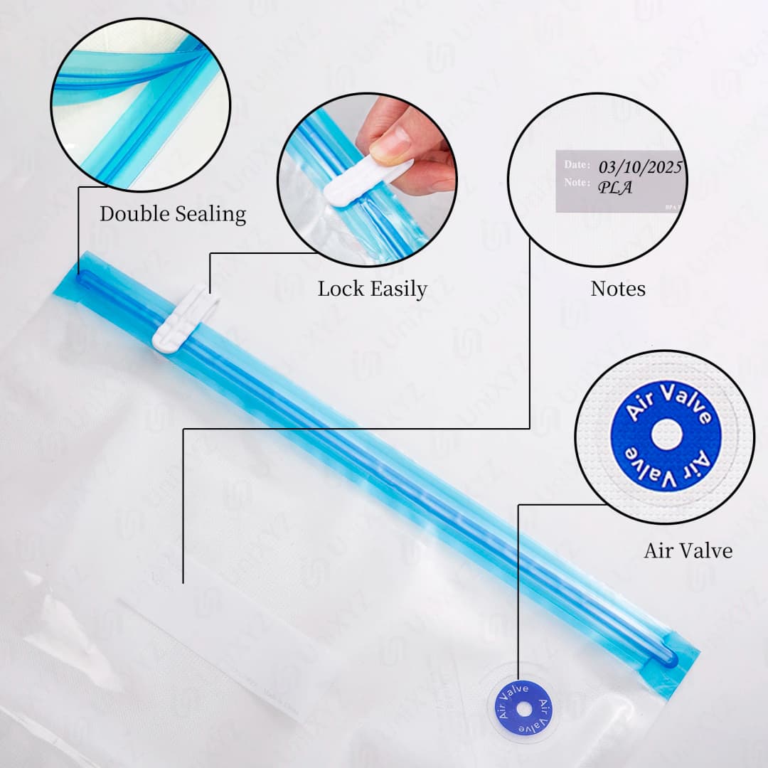 أكياس تخزين مفرغة الهواء لخيوط طابعة ثلاثية الأبعاد PLA ABS TPU PETG سعة 1 كجم للحفاظ على جفاف المواد وتجنب الرطوبة وحفظ الخيوط بأمان - 4