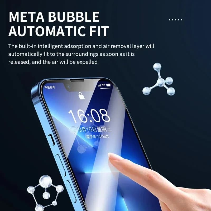 3Pcs Tempered Glass for iPhone 14 13 12 11 15 Pro Max Mini Screen Protector for iPhone 17 XR XS MAX 7 8 Plus 16 Protective Glass - 2