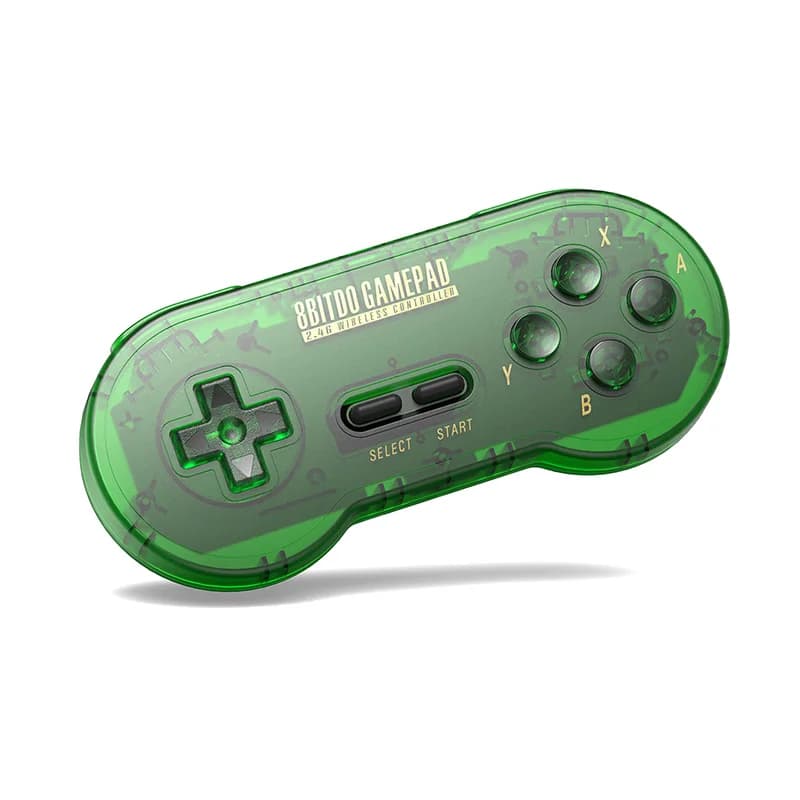 ذراع تحكم لاسلكي 8BitDo SN30 2.4G لأجهزة SNES/SFC الأصلية (أخضر اليشم) - 5