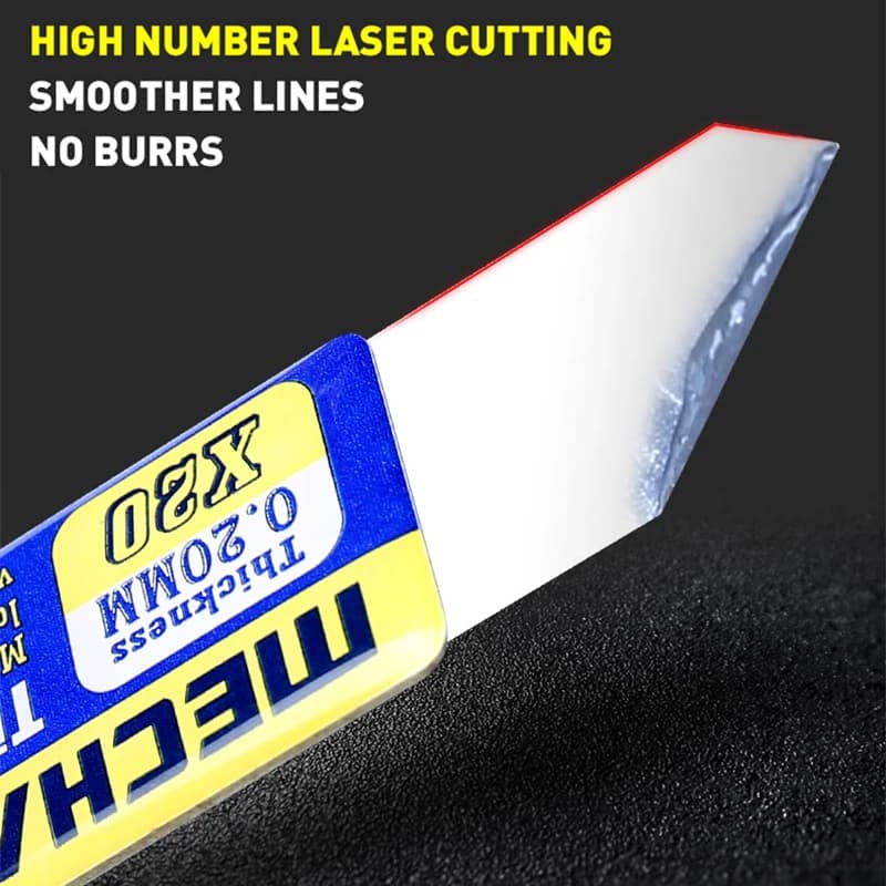 MECHANIC X20/X22 High Toughness Tin Scraper Solder Paste Scraping Knife for Mobile Phone Repair Tools Thickness 0.2mm - 3