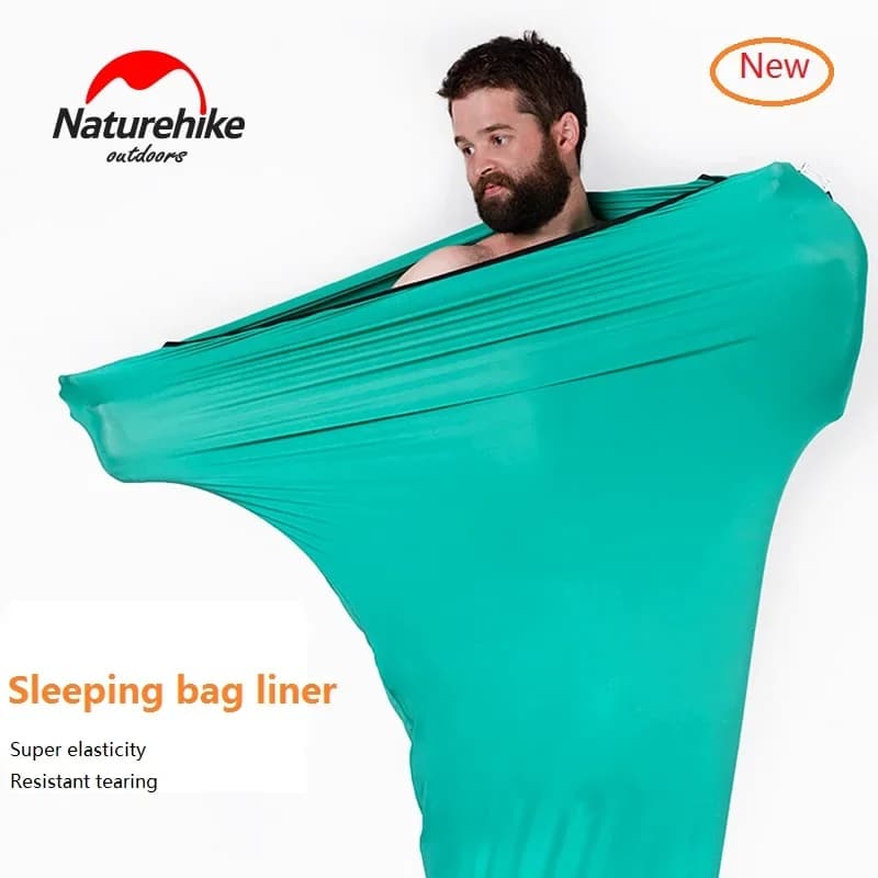 بطانة كيس نوم من Naturehike خفيفة الوزن ومرنة مناسبة للتخييم والسفر