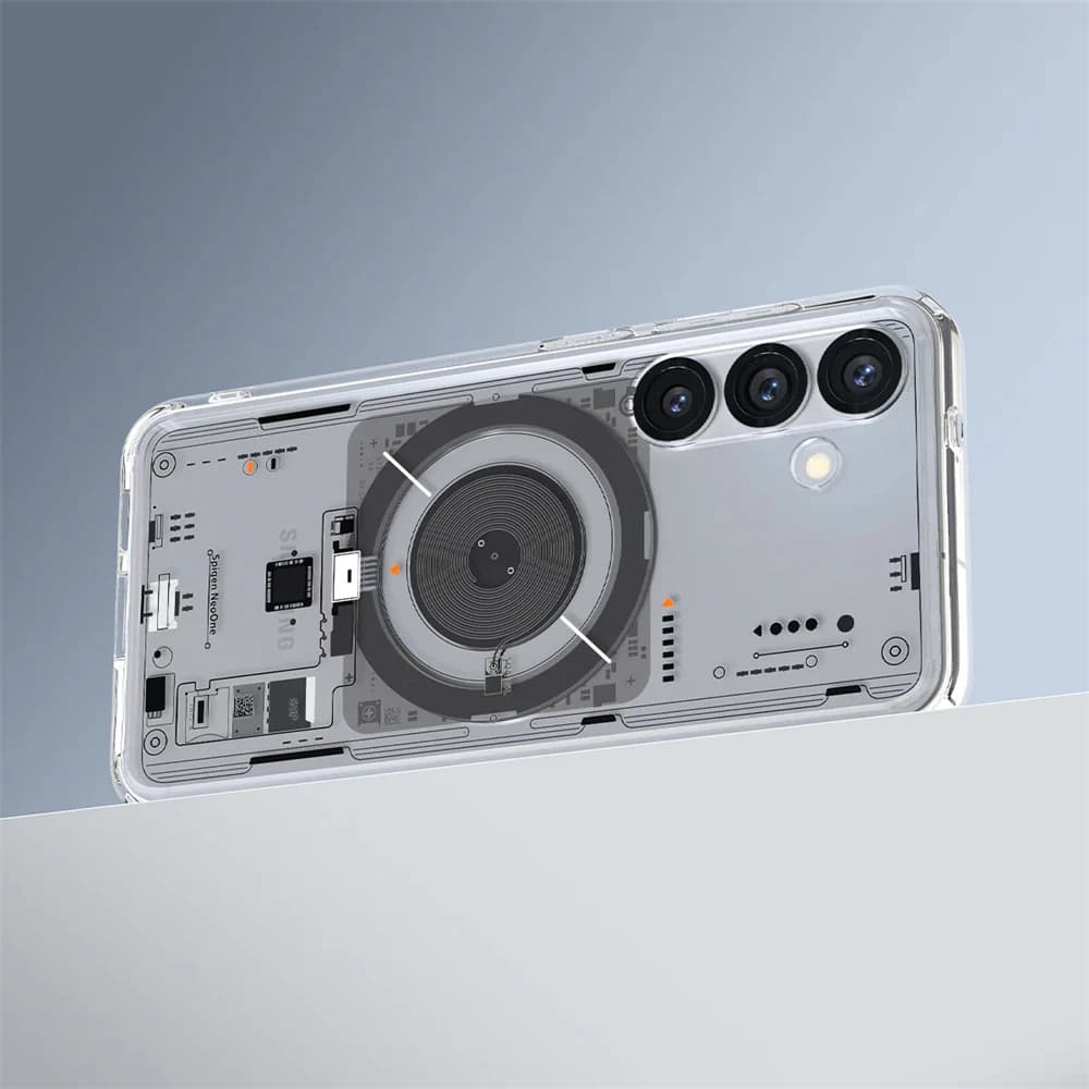 Spigen لهاتف Samsung Galaxy S25 Ultra S26 S24 S23 Ultra Plus غطاء ناعم مغناطيسي هجين Ultra لهاتف Magsafe غطاء ناعم شفاف - 3