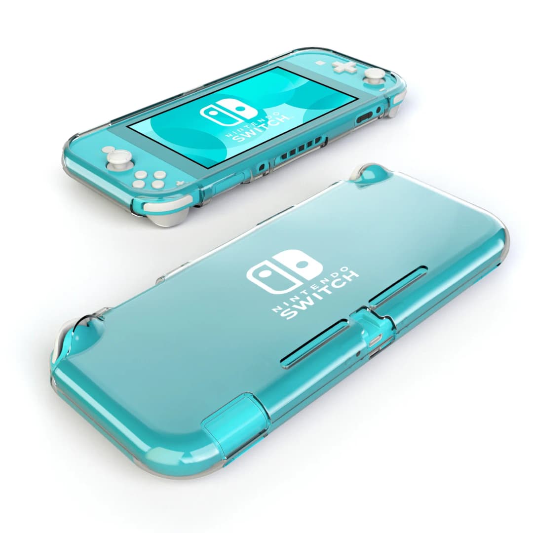 غطاء TPU شفاف لجهاز Switch Lite، حماية من السقوط والخدوش، حامل غطاء واقي - 3