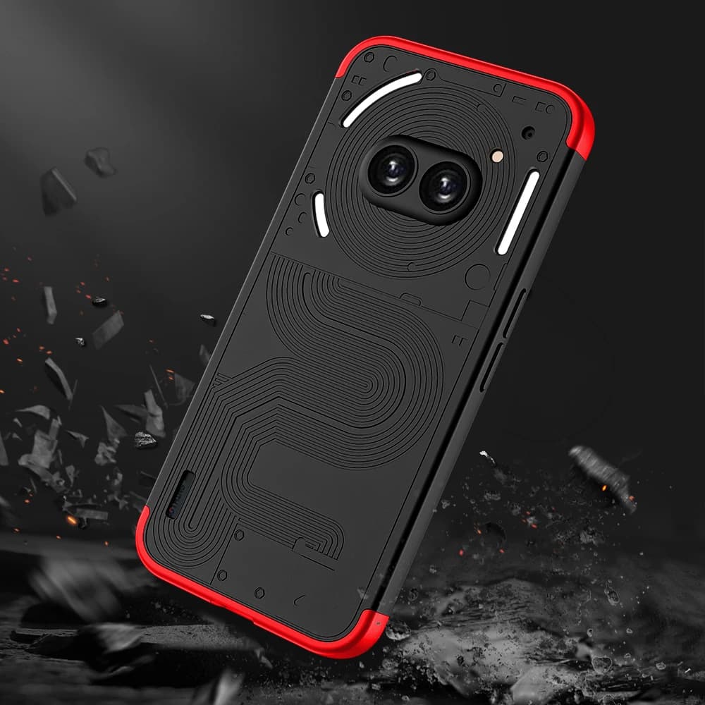 غطاء حماية ثلاثي في واحد لهاتف Nothing Phone 2A A142 مع حماية صلبة مقاومة للصدمات وغطاء خلفي غير لامع لهاتف Nothing Phone 2A Plus 5G - 4