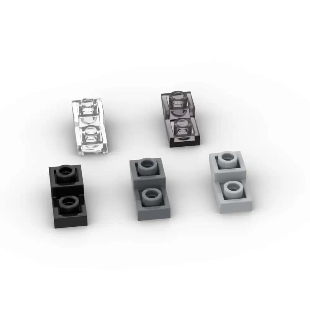 MOC 10 قطع 24201 1x2 منحني مقلوب بناء كتل عدة الطوب المنحدر الجسيم التعليمية ديي اللعب أطفال عيد ميلاد طفل هدايا
