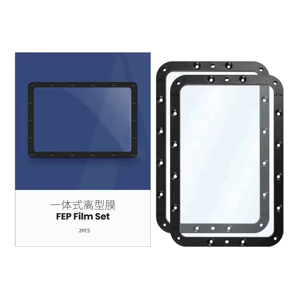 فيلم FEP من Anycubic Photon Mono 2/Mono 4 قطعتين خزان راتينج ملحقات طابعة ثلاثية الأبعاد، طابعة راتينج UV DLP LCD ثلاثية الأبعاد Photon Mono 2/4