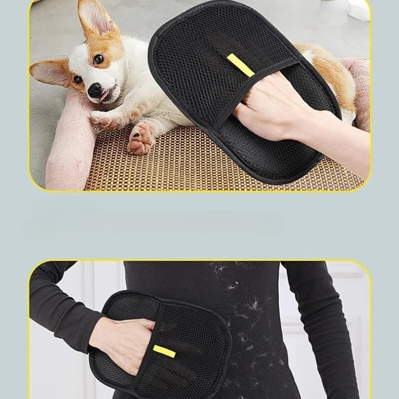 Pet Hair Remover Portable Washable Clothes Hair Dehairing Gloves Pet Cleaning Products Pet Accessories - 4