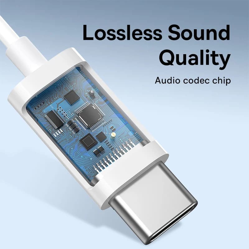 Baseus C17 Wired Earphone Type-C with Mic in-ear Wired Headphones For Xiaomi Samsung  NOTE 10 NOTE 20 S21 S20 Cellphone Headsets - 6