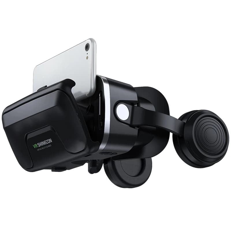 VR Shinecon 10.0 خوذة نظارات ثلاثية الأبعاد الواقع الافتراضي نتوء (غطاء) للهواتف الذكية نظارات الهاتف الذكي سماعة Viar لعبة فيديو مناظير - 6