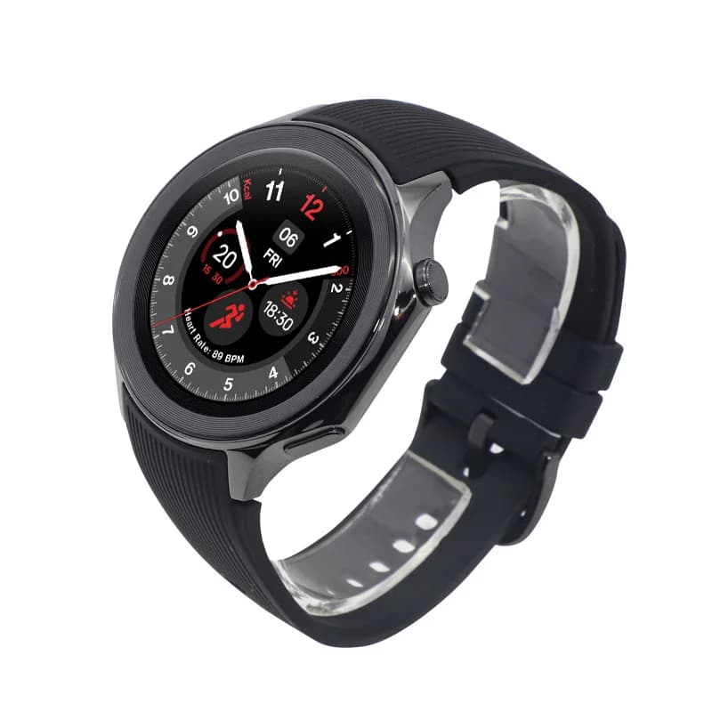 ساعة OnePlus Watch 2 الذكية، الإصدار العالمي، 2 جيجابايت رام، 32 جيجابايت روم، شاشة AMOLED 1.43 بوصة، نظام Google Wear OS 4، GPS مزدوج التردد، NFC - 3