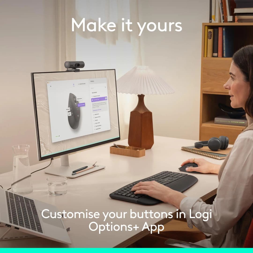Logitech Signature Comfort Plus M850 L Wireless Mouse Bluetooth Mouse with Palm Cushion Silent Clicks - 6