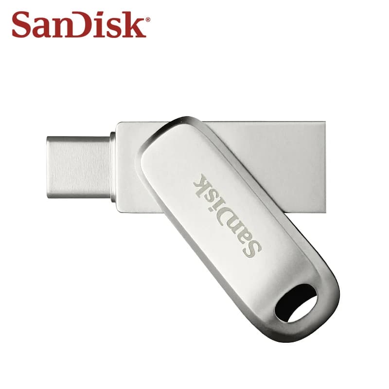SanDisk Ultra Dual Drive USB Type-C فلاش درايف لأيفون 15 OTG USB 3.2 قلم درايف 32 جيجابايت 64 جيجابايت 128 جيجابايت 256 جيجابايت 512 جيجابايت 1 تيرابايت قرص U معدني - 6