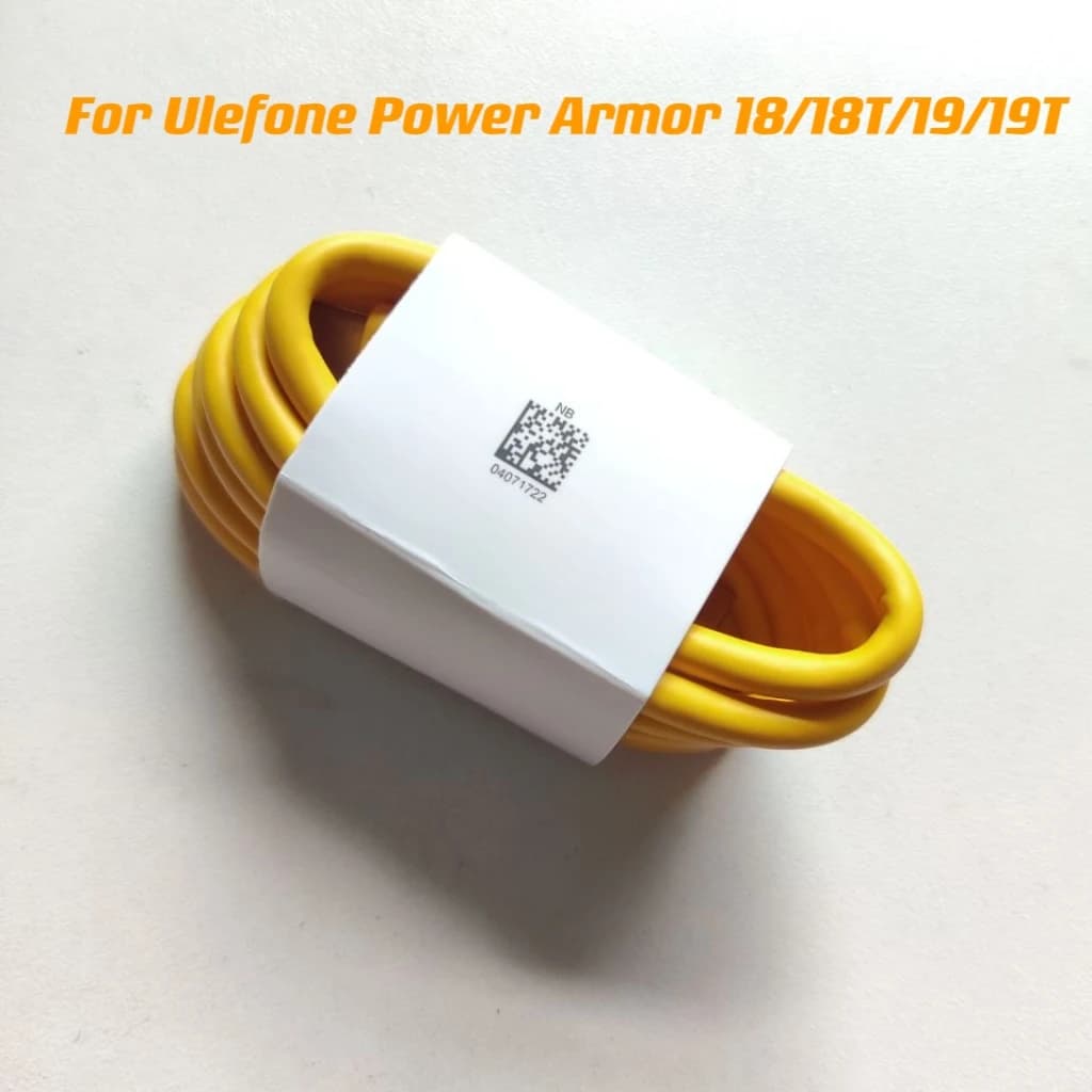 كابل USB الأصلي الجديد لهواتف Ulefone Power Armor 18 و18T و19 و19T
