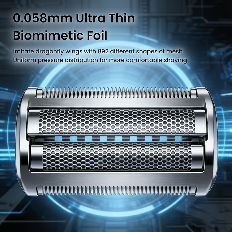 ماكينة حلاقة كهربائية Braun M1012 للحلاقة المزدوجة الجافة والرطبة مع شفرة قابلة لإعادة الشحن ومقاومة للماء ومحمولة هدية للحبيب والزوج - 3