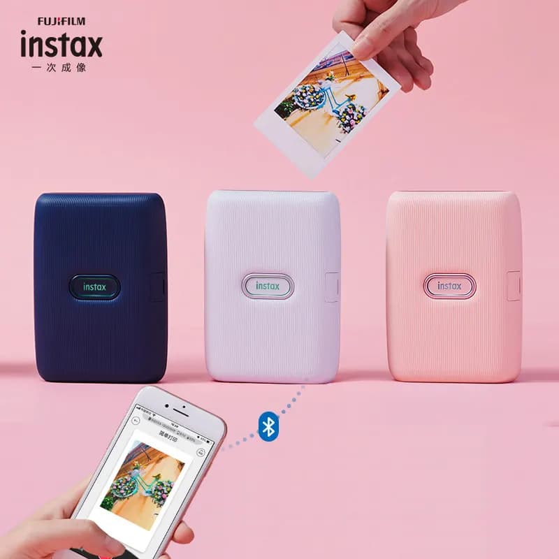 كاميرا Fuji جديدة Fujifilm Instax Mini Link 2 Link 3 طابعة طابعات صور Instax لكاميرات الهواتف الذكية تطبيق الهاتف الذكي آلة أفلام هدية - 3