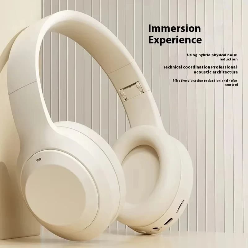 M5 Wireless Headset Bluetooth5.3 HiFi Stereo Earphones Noise Cancelling Gaming Headband Foldable with Mic Earbuds - 3