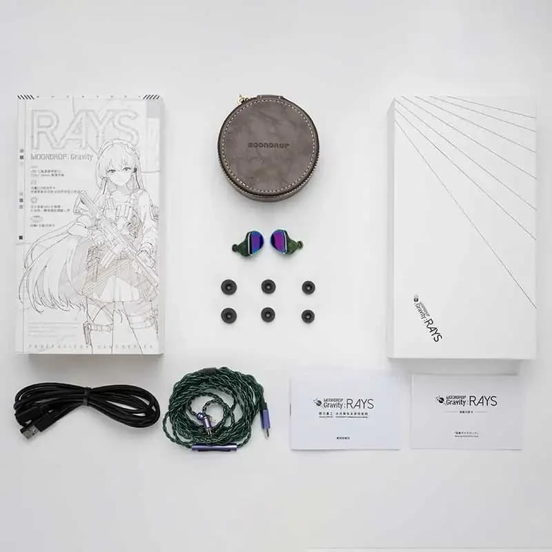سماعات MOONDROP RAYS USB-C DSP للألعاب مع ميكروفون Al Denoise فك ترميز Hi-Fi بطاقة صوت الألعاب احترافية lEMs |طلب مسبق - 6