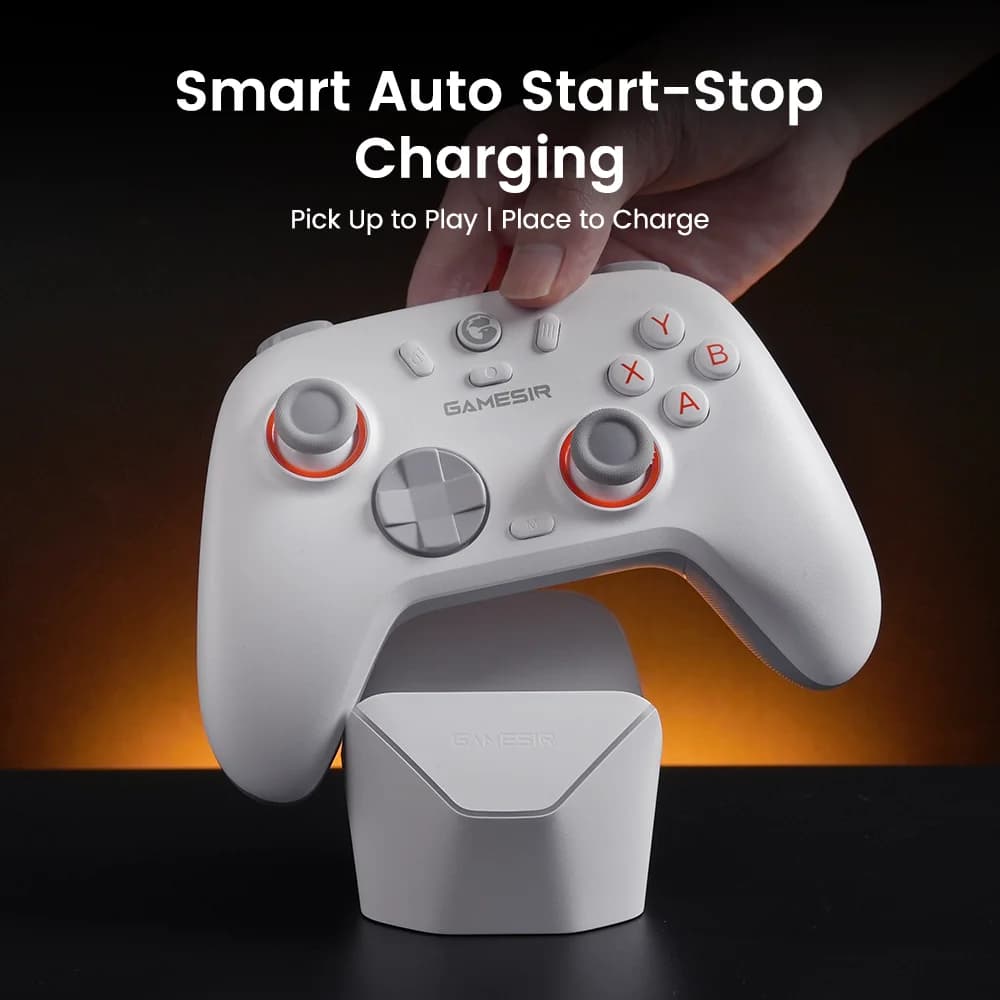 محطة شحن GameSir Nova سايكلون 2 تارانتولا برو رصيف شحن ذراع تحكم إيقاف وتشغيل ذكي شريط إضاءة RGB - 2