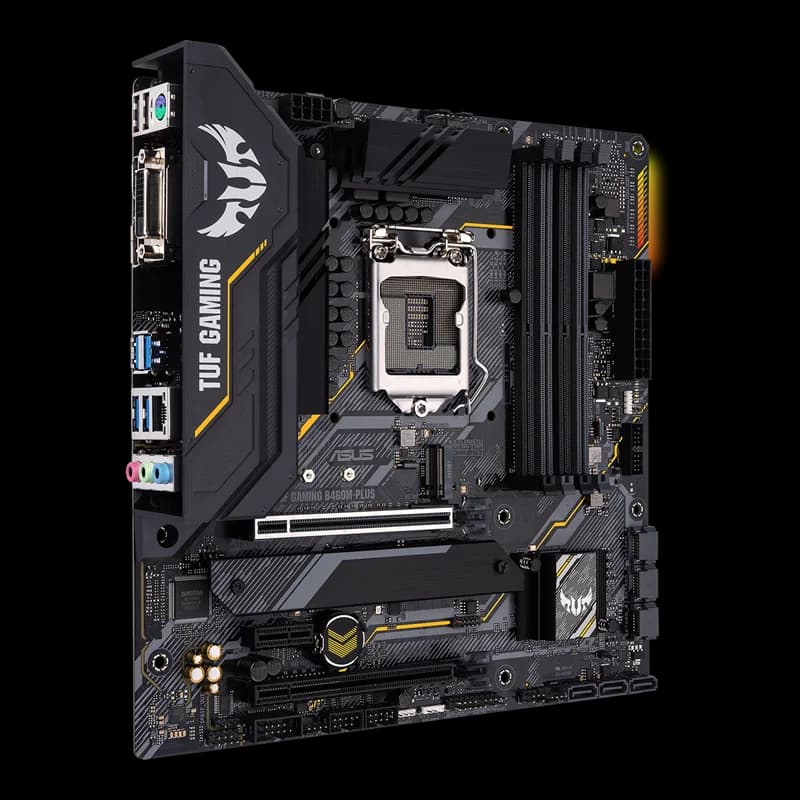 ASUS B460M PLUS  LGA 1200 Intel B460 SATA Micro ATX Intel Motherboard - 3