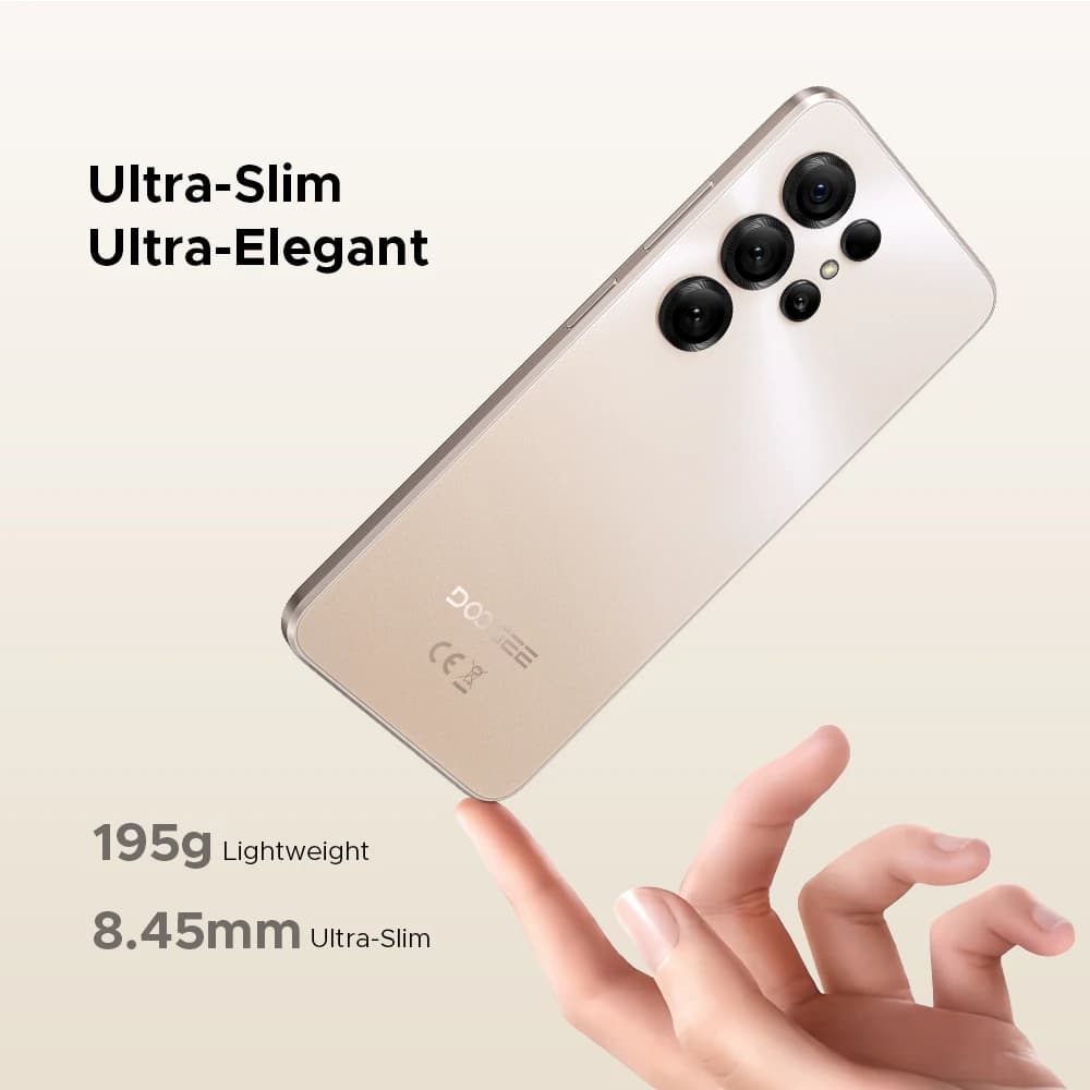 هاتف DOOGEE Note56 X 5G المحمول بجسم نحيف 8.45 ملم وشاشة 6.56 بوصة بمعدل تحديث 90 هرتز ونظام أندرويد 16 وبطارية 6150 مللي أمبير في الساعة مع خاصية التعرف على المشهد بالذكاء الاصطناعي - 3