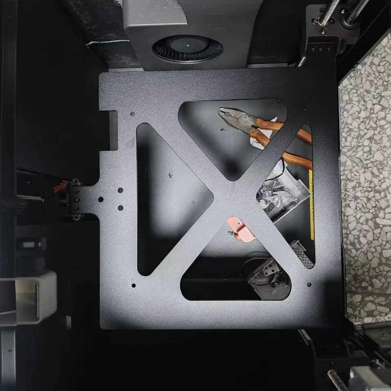 عربة سرير من سبائك الألمنيوم 7075، Funssor Anycubic Kobra S1/S1C، مجموعة ترقية لحامل السرير - 4