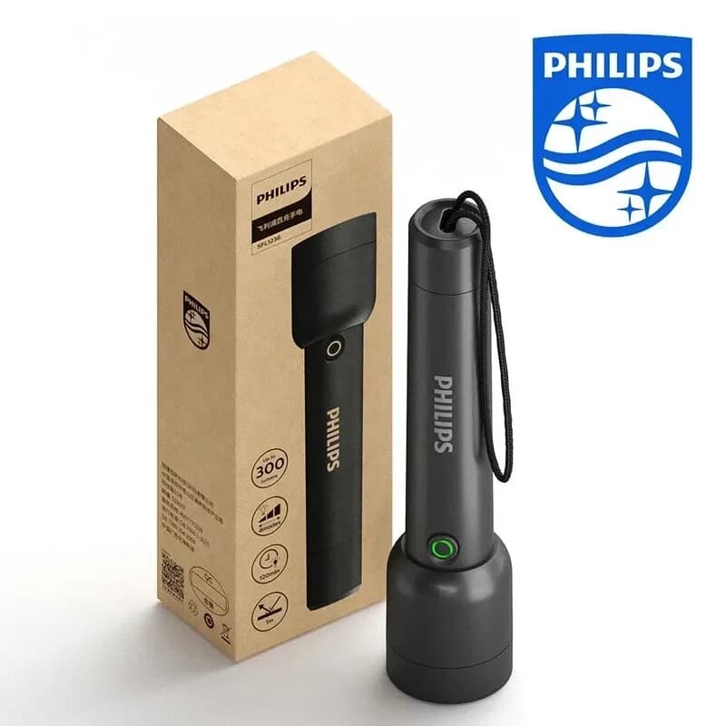 Philips كشاف Sfl1236 LED عالي الطاقة مع 4 أوضاع إضاءة محمول وقابل لإعادة الشحن لمصابيح التخييم في الهواء الطلق - 3