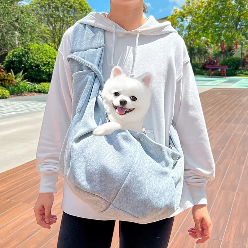 Outdoor Pet Carrier Bag  Portable Shoulder Bag Cat Walking Bag Travel Transport Bag For Small Dog Cats within 7.5kg Pet Supplies - 5
