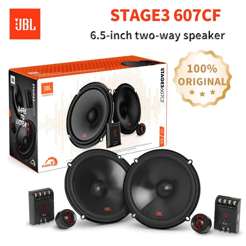 سماعة سيارة JBL مقاس 6.5 بوصة STAGE3 607CF سماعة باب ثنائية الاتجاه سماعة تريبل سماعة ميد سماعة صبووفر سماعة سيارة صوت محيطي