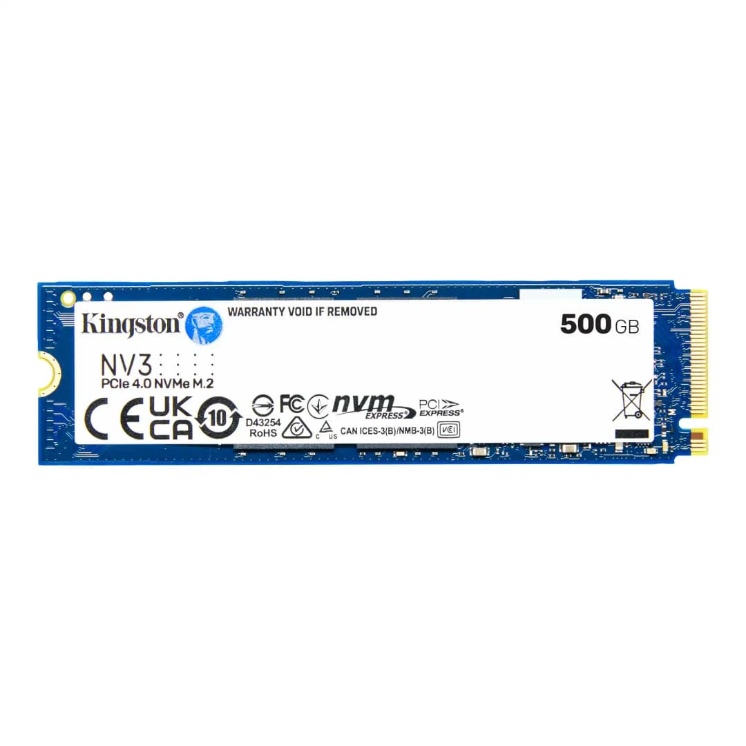 كينجستون SSD NV1 NV3 NVMe M.2 2280 SSD 250 جيجابايت 500 جيجابايت 1 تيرابايت محرك أقراص صلبة داخلي قرص صلب Sff لجهاز الكمبيوتر المحمول - 3
