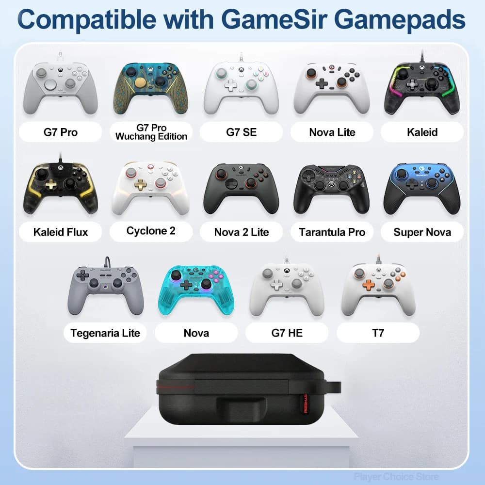 جيم سير سايكلون 2 كاليد نوفا لايت كاليد فليكس G7 برو حقيبة حمل جيم باد حقيبة تخزين لألعاب XBOX PS سويتش PRO كنترول - 3