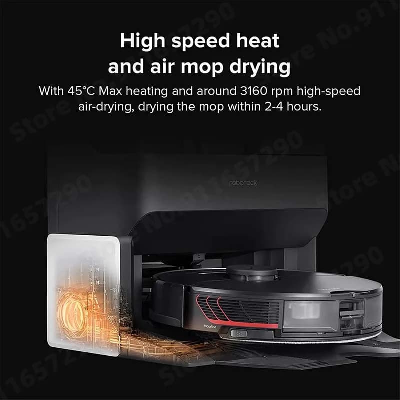 Original Roborock S7 MaxV Ultra S7 Pro Ultra Empty Wash Fill Dock Smart Dryer Module Spare Parts Mop Drying  Accessories - 2