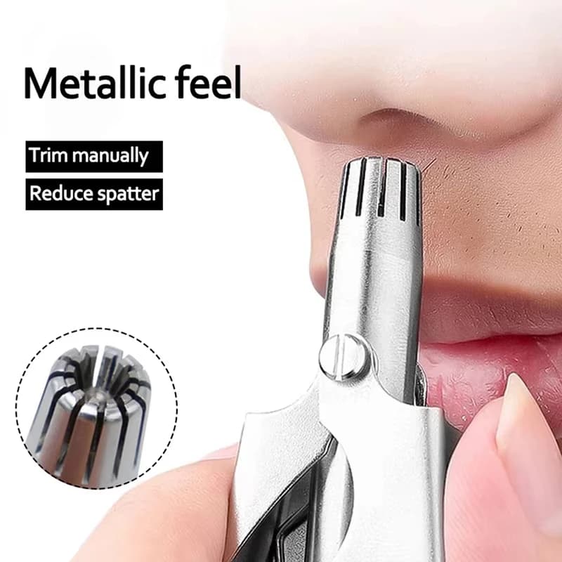 مزيل شعر الأنف والأذن المحمول القابل للغسل من LISI للرجال والنساء