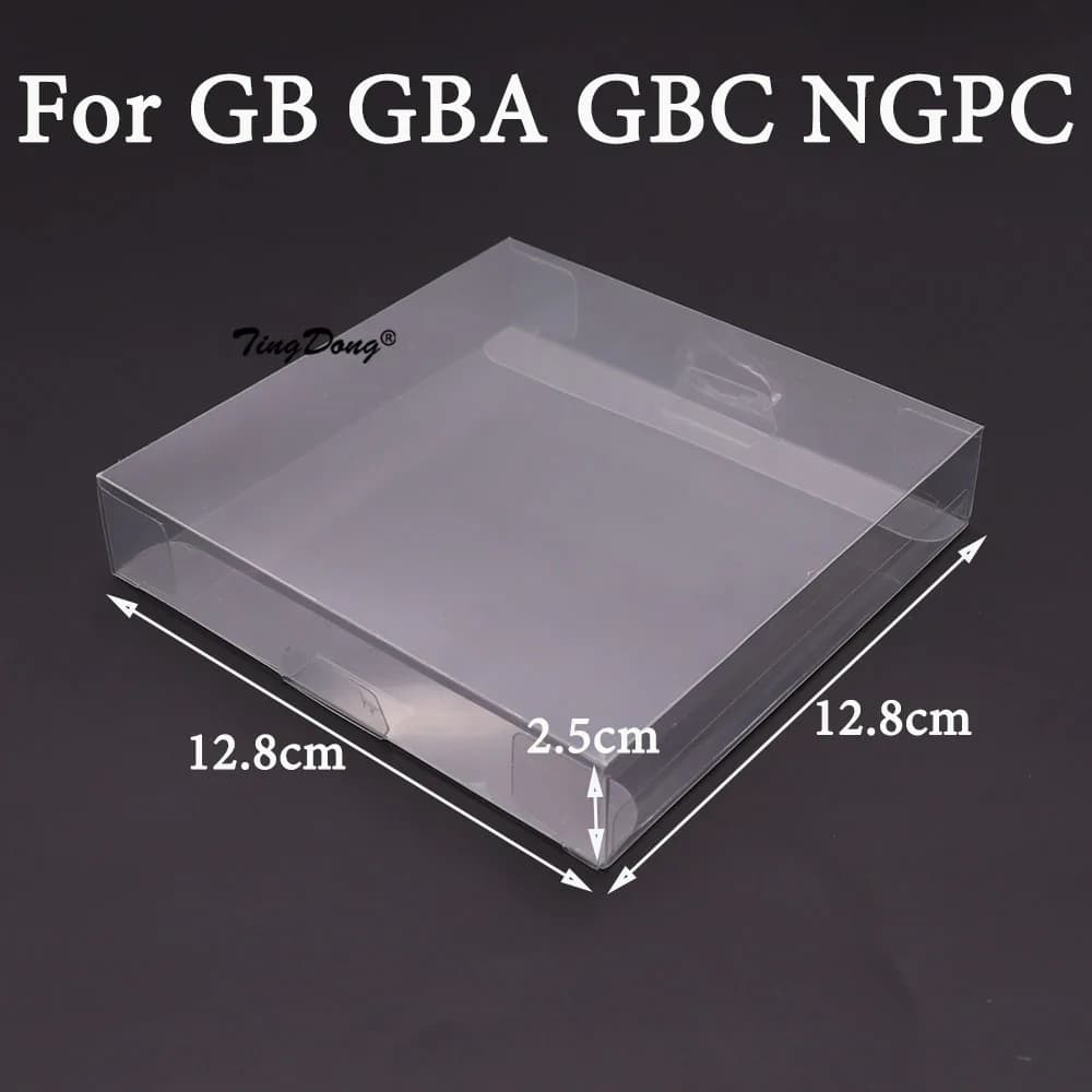 غطاء حماية شفاف للخراطيش، متوافق مع أجهزة GB وGBA وGBC وSNES وN64 وNES وNGPC وSwitch، علبة حماية لأجهزة PS5 وPS4 وPS3 - 5