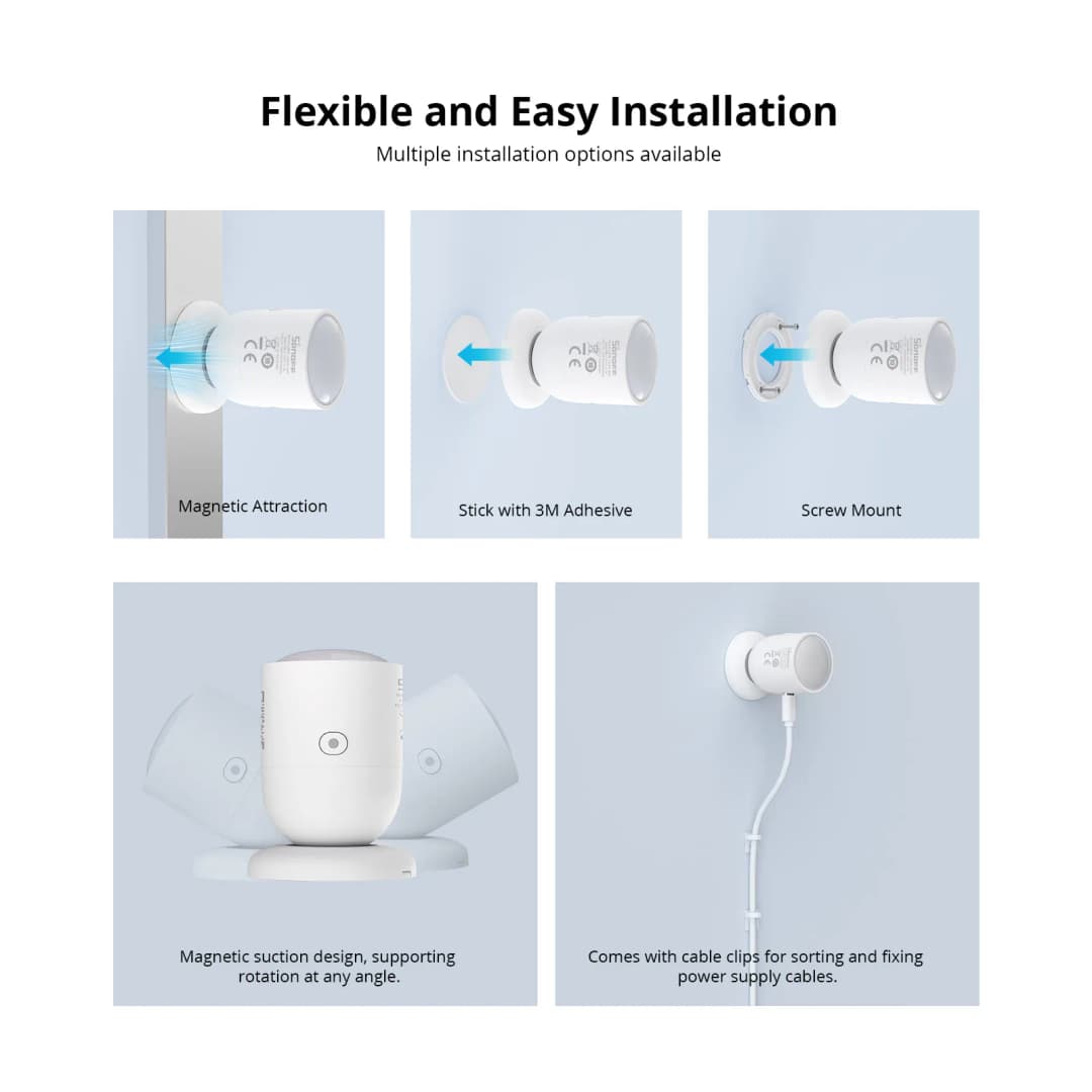 SONOFF SNZB-06P مستشعر وجود بشري Zigbee كاشف رادار مستشعر حركة أتمتة المنزل الذكي لـ Alexa Alice ZHA Zigbee2MQTT - 6