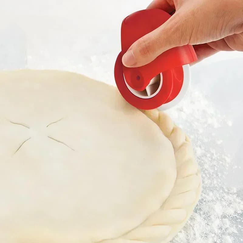Pastry Rolling Wheel Decorator Pie Biscuit Dough Cutting Machine for Rolling Dough Kitchen Baking Tool Accessories VIE LENTE - 2