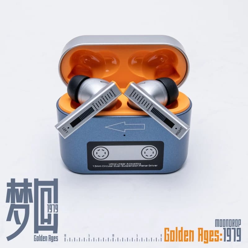 سماعات MOONDROP Golden Ages TWS 13mm سوبر خطي كامل التردد مشغل مغناطيسي مسطح نقل متعدد البروتوكولات بدون فقدان - 3