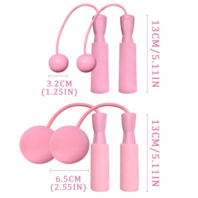 Cordless Jump Rope With Heavy Balls Sports Fitness Training Bodybuilding Exercise Rapid Speed Skipping Rope Home Gym Equipment - 2