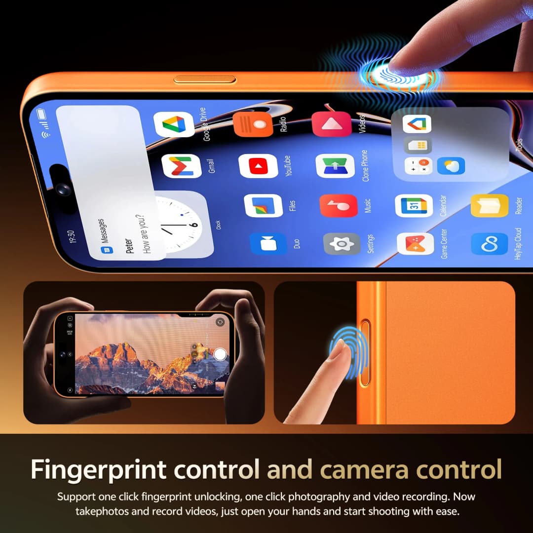 هاتف SURGAZE الجديد عالي الأداء i17 Pro Max بسعة 5000 مللي أمبير، 16 جيجابايت + 1 تيرابايت، شاشة 6.8 بوصة، يدعم 4G و5G، بشريحتين، إصدار عالمي - 2