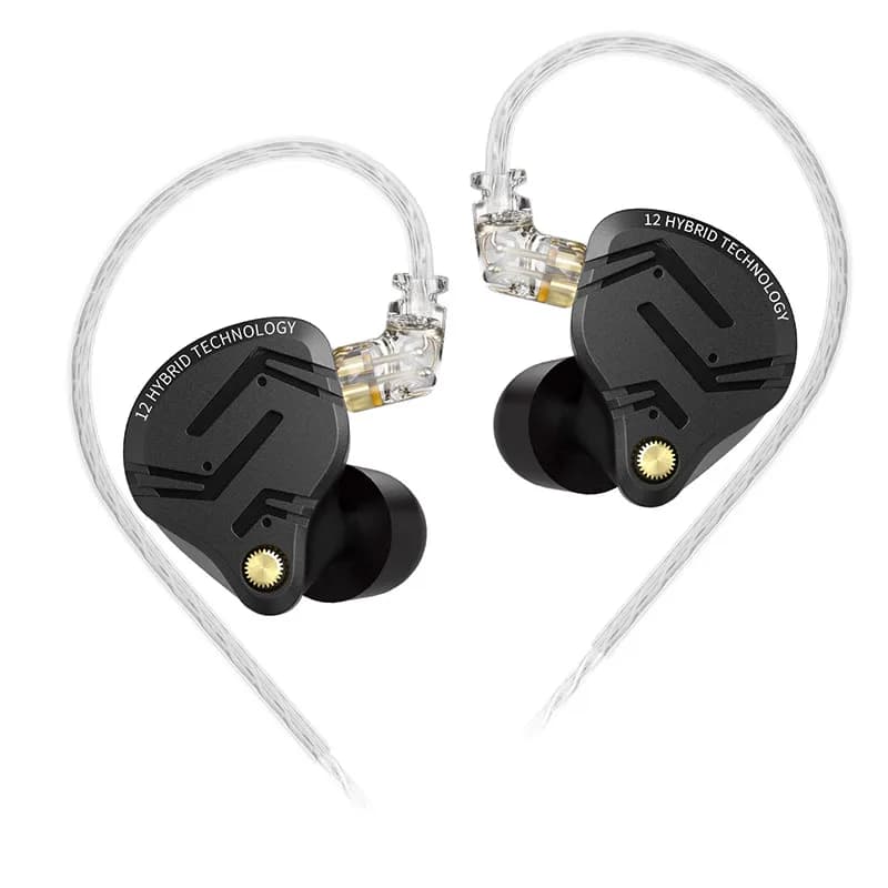 سماعات KZ ZS12 PRO X معدنية 1DD+5BA هاي فاي هجين باس داخل الأذن مراقب سماعات موسيقى رياضية عزل الضوضاء سماعة وصول جديد