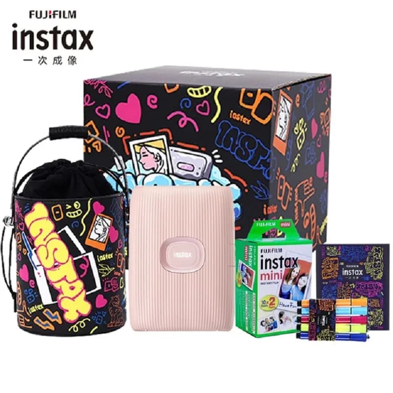 طابعة صور محمولة للهاتف المحمول Fujifilm Instax Mini Link 3 Link 2 بتقنية Bluetooth