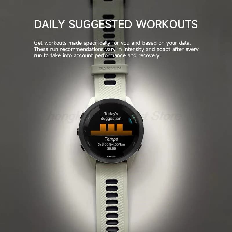 Garmin Forerunner 265 Running Smartwatch Built in GPS 13 Days Battery Life 1.3'' AMOLED Display Sleep Monitoring Fitness Tracker - 5