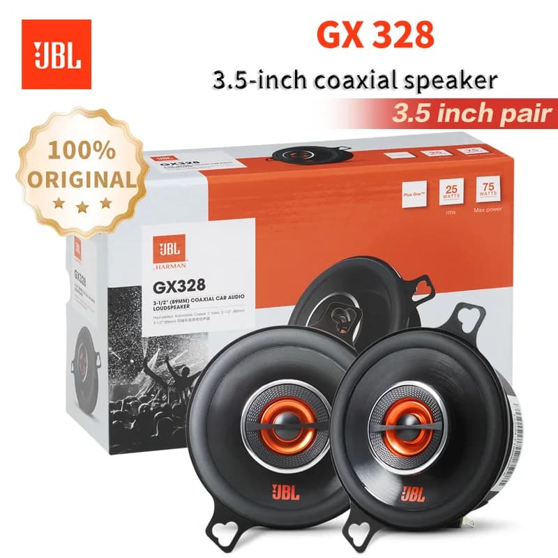 سماعات سيارة JBL 3.5 بوصة محورية تويتر ميد رينج باس كامل النطاق زوج GX328