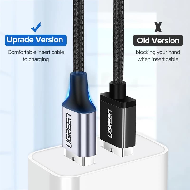 UGREEN USB Type C Cable 3A Fast Charging for Samsung S20 S21 Xiaomi POCO USB C Wire Cord USB C Charger Phone Charging Cable Cord - 6