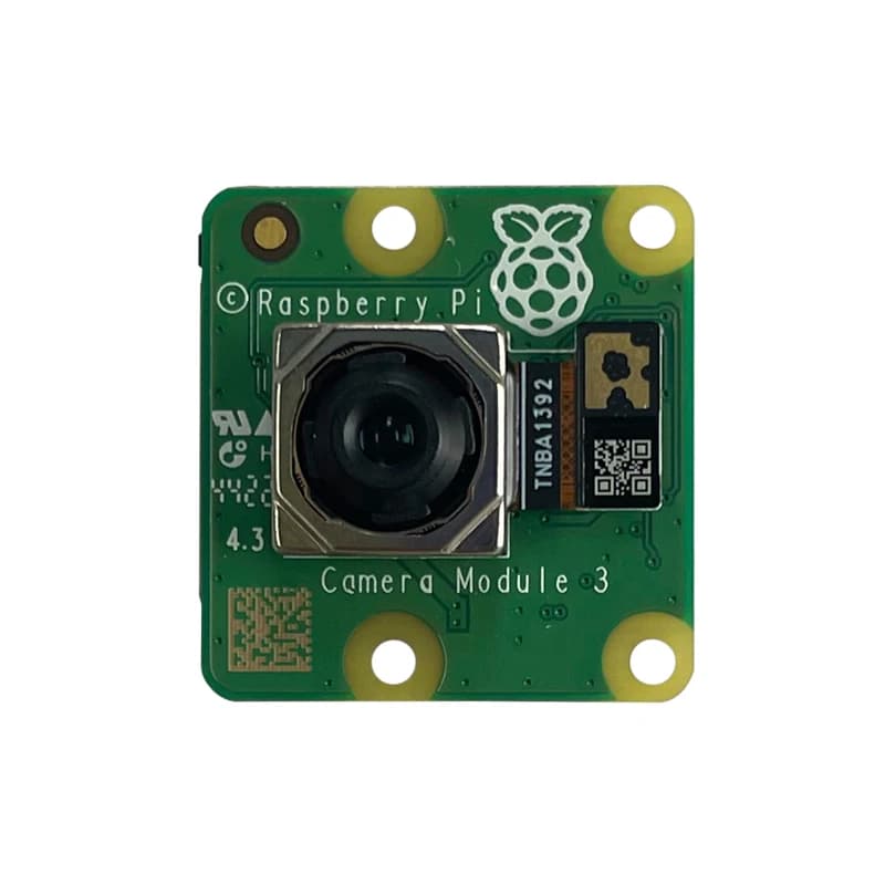 وحدة كاميرا Raspberry Pi الرسمية الإصدار 3/3 Wide من سوني IMX708 بزاوية رؤية قطرية 75/120 درجة، مستشعر 12 ميجابكسل مع تركيز تلقائي - 4