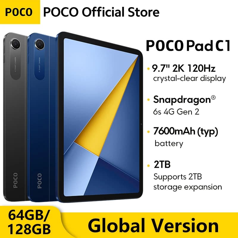 هاتف ذكي POCO F7 5G إصدار عالمي 256GB 512GB معالج Snapdragon® 8s Gen 4 شاشة 6.83 بوصة 1.5K AMOLED بطارية 6500mAh مقاومة للماء IP68 كاميرا 50MP OIS