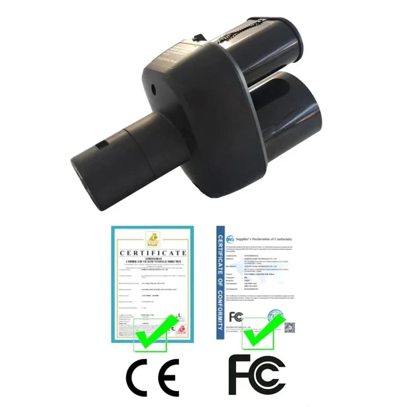 محول FITMPH CCS2+ من النوع 2 إلى NACS تيسلا، محول 2 في 1 بقدرة 250 كيلووات لجميع الموديلات، تيار أقصى 250 فولت 32 أمبير لكابل شحن السيارات الكهربائية - 5