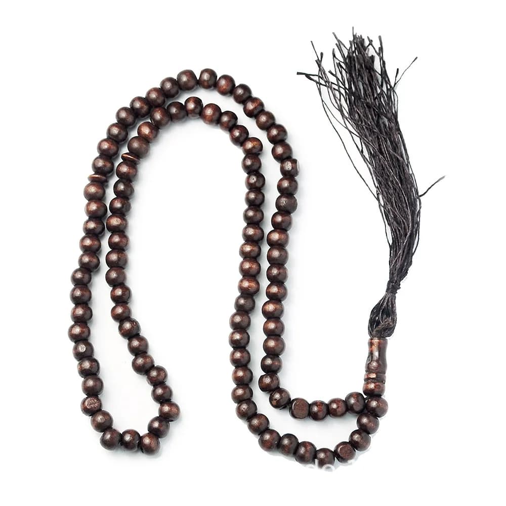 Wood Tasbih Prayer Beads 99/33 Muslim Prayer Beads Islamic Handheld Prayer Bead Muslim Rosary Beads Bracelet Tassel Jewelry Gift - 2