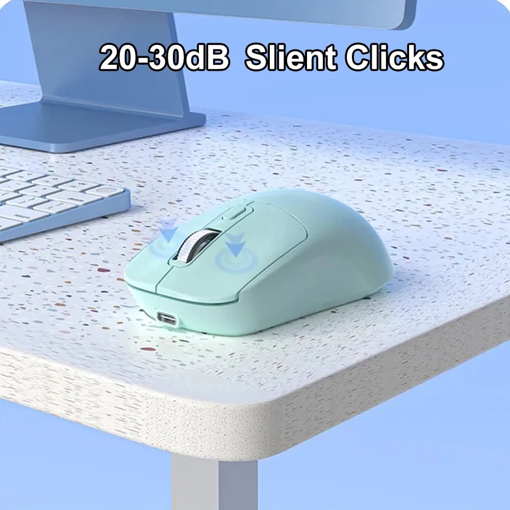 Bluetooth 5.4 Mouse 2.4G Wireless Mouse Dual Mode Slient Mouse Rechargeable Gaming Mouse Mice for PC Computer Laptop Macbook - 5