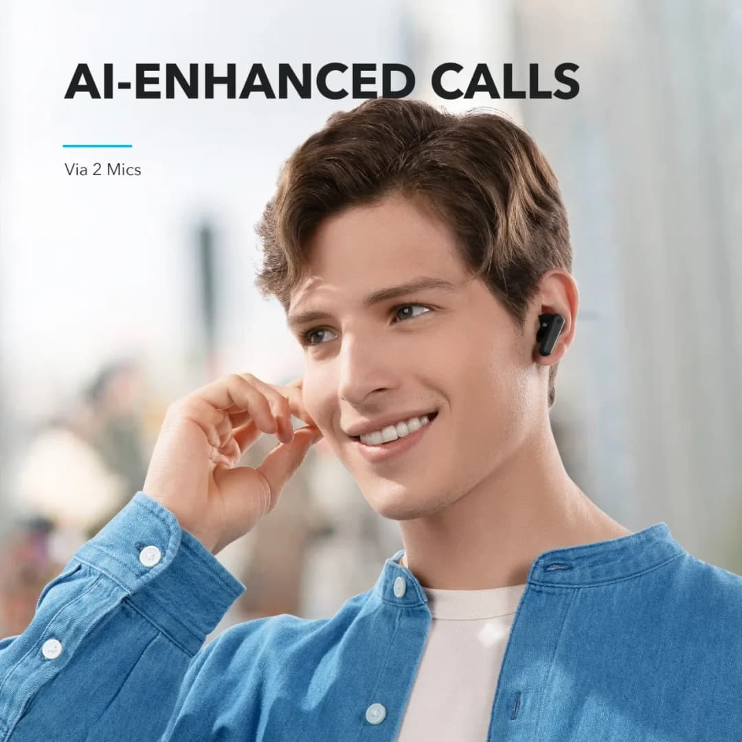 سماعات الأذن اللاسلكية الحقيقية Soundcore من Anker P20i سماعات الأذن اللاسلكية 30 ساعة سماعات بلوتوث سماعات بلوتوث لاسلكية - 6